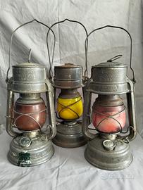 Lanterna Sturmkappe 276 Feurhand in acciao zincato