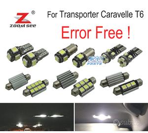 KIT 19 LAMPADE LED INTERNE PER VOLKSWAGEN VW CARAV