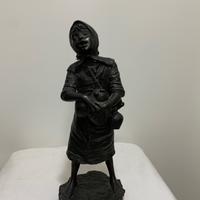 Statua bronzo antica firmata