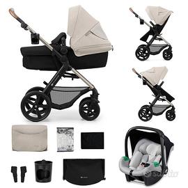 Passeggino TRIO Kinderkraft MOOV2 grigio