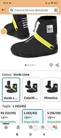 copri scarpe per moto