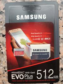 Schede di memoria Samsung Micro Sd 512gb 