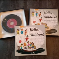 Vintage 1970 Corso di Inglese per Bambini "Hello,
