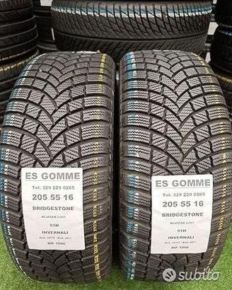 2 gomme 205 55 16 BRIDGESTONE inv RIF1090