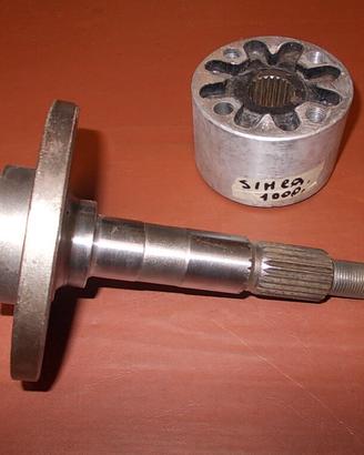Mozzo posteriore+giunto elastico Simca 1000
