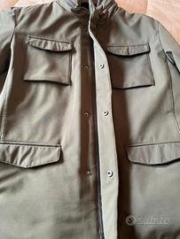 Giubbotto da uomo in tessuto tecnico imbottito