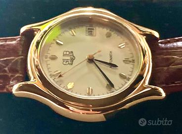 Glashütte Automatico Svizzera fondello oro