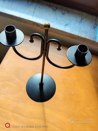 Candelabro in ferro battuto 