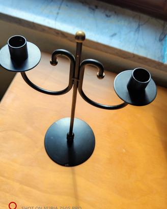 Candelabro in ferro battuto 