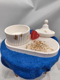Set Decorativo in resina con cuore ❤️