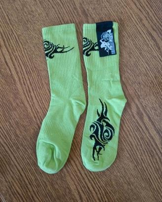 Calze Orgvsm Tribal Rose Socks Fluo Version