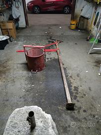 attrezzatura edile per verricello