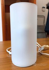 LAMPADA da TAVOLO in VETRO Cilindrica