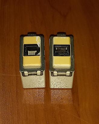 SET 2 PRESE TELEFONICA, BTICINO SERIE MAGIC,  5984
