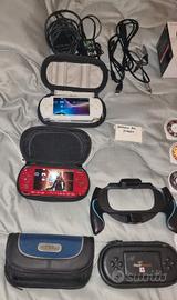 Lotto PSP mod da collezione con Umd e accessori