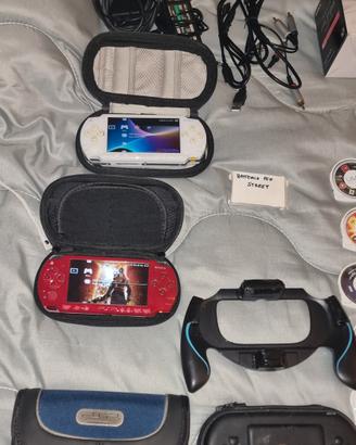 Lotto PSP mod da collezione con Umd e accessori