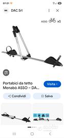 portabici tetto auto MENABO modello ASSO
