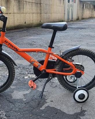 bicicletta con rotella per bambino
