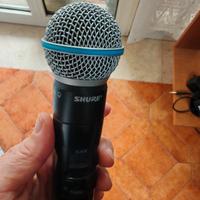 Radio microfono Shure beta 58 a slxd24 