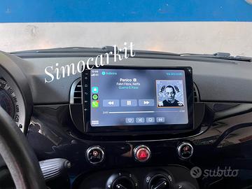 SIMOCARKIT MZ - CAR TABLET 9 POLLICI ANDROID 12 CARPLAY X FIAT 500 -  Accessori Auto In vendita a Napoli - Subito