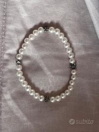 bracciale elastico da Donna con perle