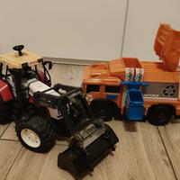 Trattore + Camin immondizia 