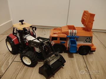 Trattore + Camin immondizia 