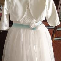 Abito da comunione per bambina 9/10 anni
