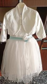 Abito da comunione per bambina 9/10 anni