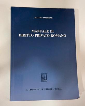 manuale di diritto privato romano