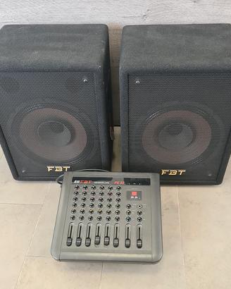 Casse FBT + Mixer FBT