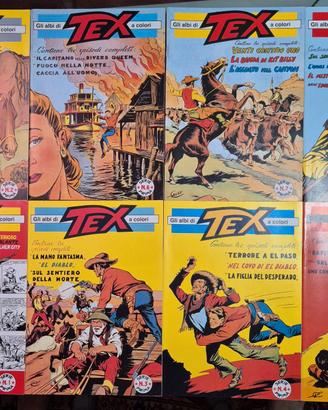 Fumetti Tex gli Albi a colori 8 numeri completi