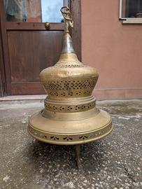 Braciere in con campana antico
