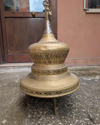 Braciere in con campana antico