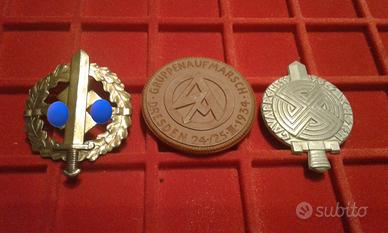 Lotto SA 2 Distintivi 1 Medaglia Meriti Sportivi