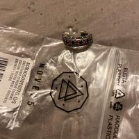 Nove25 x milan  orecchino con zirconi