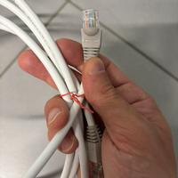 Cavo ethernet bianco rj45 cat 6 3 metri