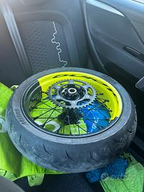 Cerchi alpina + impianto frenante radiale completo