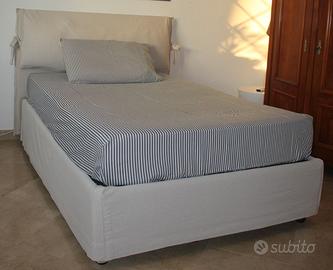 Letto alla francese con contenitore + materasso