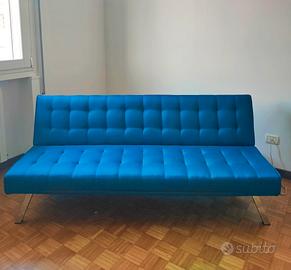 Divano letto a 3 posti con schienale reclinabile