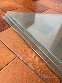 Set 3 Mensole in Vetro Sagomate