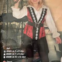 Costume pirata bimba