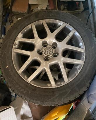 CERCHI GOLF 4 HIGHLINE + GOMME TERMICHE