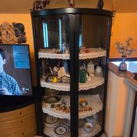 armadio vetrinetta credenza in metallo