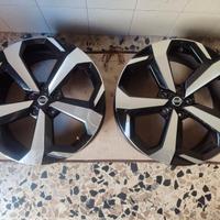 2 Cerchi in lega 19" Nissan, taglio diamante