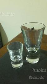 Set bicchieri di cristallo