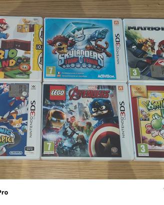 giochi Nintendo 3ds lotto 