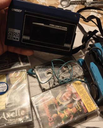 Lotto di walkman radio cassette nuove anni 80