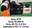 Sony a7iii 28-70 3.5/5.6 70/200 f4 MC-11 Canon