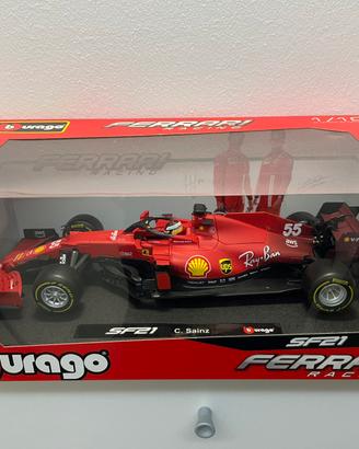 Ferrari SF-21 Sainz - Burago - 1/18